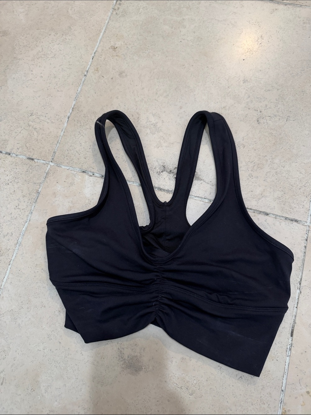Alo Black Sports Bra Size Medium
